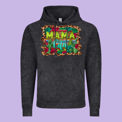 Mama Cita Serape Background Vintage Hoodie Designed By Barkaloodesign