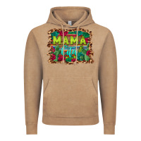 Vintage Coffee mama cita serape background Vintage Hoodie - BarkalooDesign