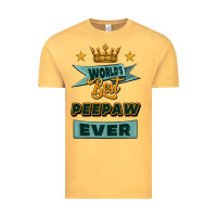 Vintage Mustard world's best peepaw ever Vintage Tee - Jasminsmagicworld