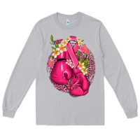Moon Dust cancer boxing gloves with ribbon Long Sleeve Tee - NancyCooperArtShop