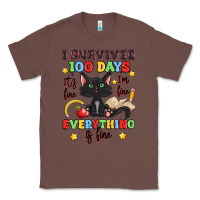 Chestnut i survived 100 days it's fine i'm fine Classic Tee - Artiststas
