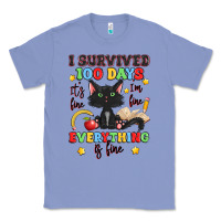 Colony Blue i survived 100 days it's fine i'm fine Classic Tee - Artiststas
