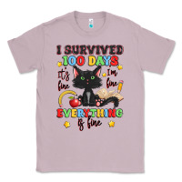 Lilac i survived 100 days it's fine i'm fine Classic Tee - Artiststas