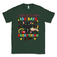 Sports Green i survived 100 days it's fine i'm fine Classic Tee - Artiststas
