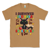 Toasted Coconut i survived 100 days it's fine i'm fine Classic Tee - Artiststas