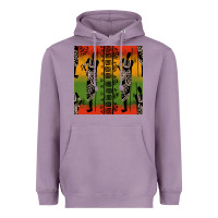 Lavender african silhouette seamless pattern Heavyweight Hoodie - BundleAndBundleShop