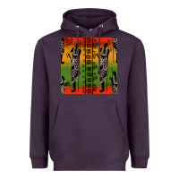 Plum african silhouette seamless pattern Heavyweight Hoodie - BundleAndBundleShop