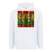 White african silhouette seamless pattern Heavyweight Hoodie - BundleAndBundleShop