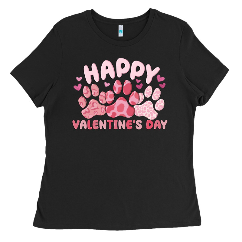 Happy Valentine's Day Ladies Tee by MaliasSmallBusiness | Teevron