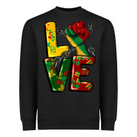 Black love juneteenth Heavyweight Sweatshirt - CowGirlArtShop