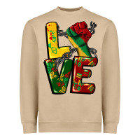Love Juneteenth Heavyweight Sweatshirt | Teevron