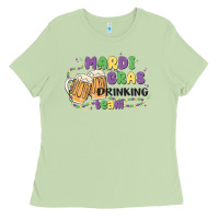 Matcha mardi gras drinking team Ladies Tee - MaliasSmallBusiness