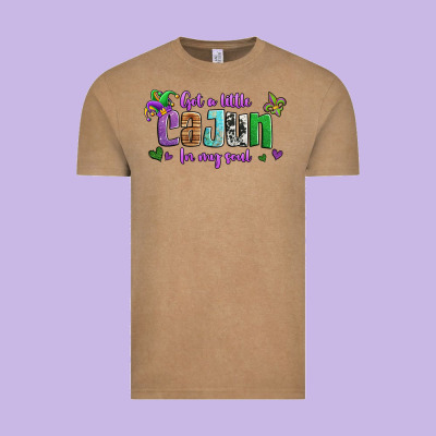 Got A Little Cajun In My Soul Vintage Tee Designed By Jasminsmagicworld