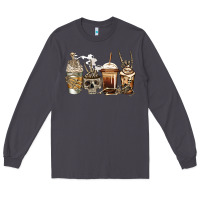 Smoke skeleton coffee Long Sleeve Tee - Jasminsmagicworld
