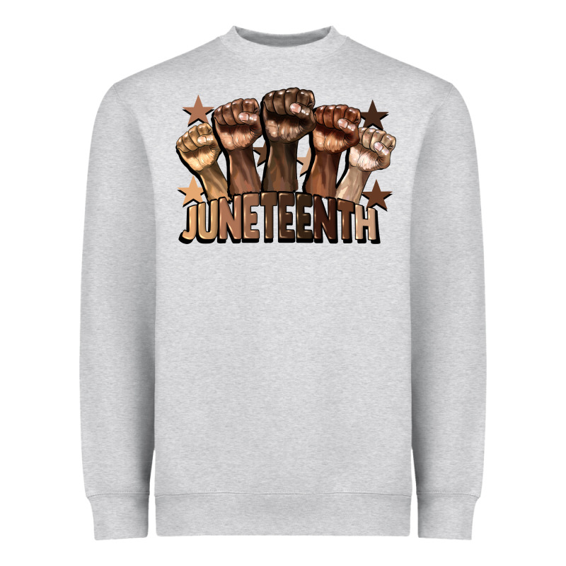 Melanin Juneteenth Heavyweight Sweatshirt by CowGirlArtShop | Teevron