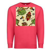Cardinal african woman and mask seamless pattern Premium Sweatshirt - BundleAndBundleShop