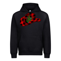 Black cowboy christmas Urban Hoodie - CowhideDigitalArt