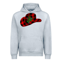 Heather Grey cowboy christmas Urban Hoodie - CowhideDigitalArt