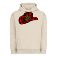 Pigment French Oak cowboy christmas Urban Hoodie - CowhideDigitalArt