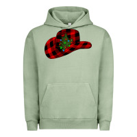 Pigment Oil Green cowboy christmas Urban Hoodie - CowhideDigitalArt
