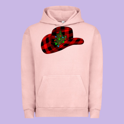 Cowboy Christmas Urban Hoodie Designed By Cowhidedigitalart