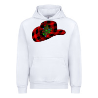 White cowboy christmas Urban Hoodie - CowhideDigitalArt