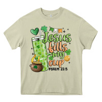 Mossy st. patricks day jesus fills my cup Heavy Core Tee - MaliasSmallBusiness
