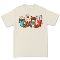 Bone dog mama golden retriever Premium Tee - MaliasSmallBusiness