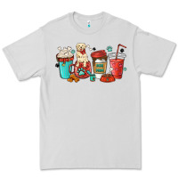 Dove Grey dog mama golden retriever Premium Tee - MaliasSmallBusiness