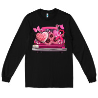 Black cancer truck back view Long Sleeve Tee - NancyCooperArtShop