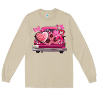 Mushroom cancer truck back view Long Sleeve Tee - NancyCooperArtShop