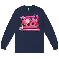 Navy cancer truck back view Long Sleeve Tee - NancyCooperArtShop