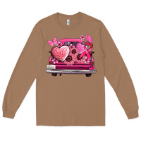 Toasted Coconut cancer truck back view Long Sleeve Tee - NancyCooperArtShop
