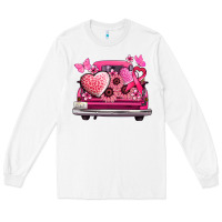 White cancer truck back view Long Sleeve Tee - NancyCooperArtShop