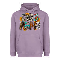 Lavender Dog Mama Heavyweight Hoodie - FaDigitalArtStudio
