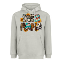 Moon Dust Dog Mama Heavyweight Hoodie - FaDigitalArtStudio