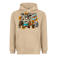 Mushroom Dog Mama Heavyweight Hoodie - FaDigitalArtStudio