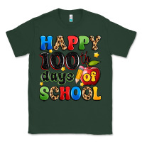 Sports Green happy 100 th days of school Classic Tee - Artiststas