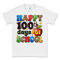 White happy 100 th days of school Classic Tee - Artiststas