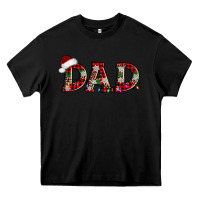 Black christmas dad Heavy Core Tee - AdoDesignShop