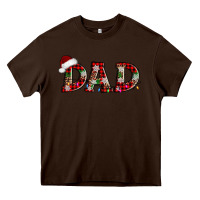 Chocolate Brown christmas dad Heavy Core Tee - AdoDesignShop