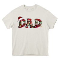 Cream christmas dad Heavy Core Tee - AdoDesignShop