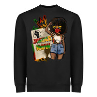 Black juneteenth justice now Heavyweight Sweatshirt - CowGirlArtShop