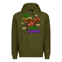 Army Green Crawfish i just want to be loved bayou Premium Hoodie - FaDigitalArtStudio