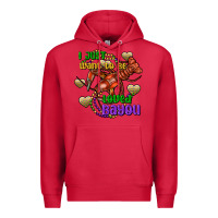 Cardinal Crawfish i just want to be loved bayou Premium Hoodie - FaDigitalArtStudio
