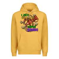 Mustard Crawfish i just want to be loved bayou Premium Hoodie - FaDigitalArtStudio