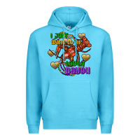 Ocean Blue Crawfish i just want to be loved bayou Premium Hoodie - FaDigitalArtStudio