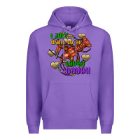 Purple Crawfish i just want to be loved bayou Premium Hoodie - FaDigitalArtStudio
