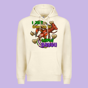 Crawfish I Just Want To Be Loved Bayou Premium Hoodie Designed By Fadigitalartstudio