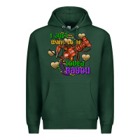 Sports Green Crawfish i just want to be loved bayou Premium Hoodie - FaDigitalArtStudio